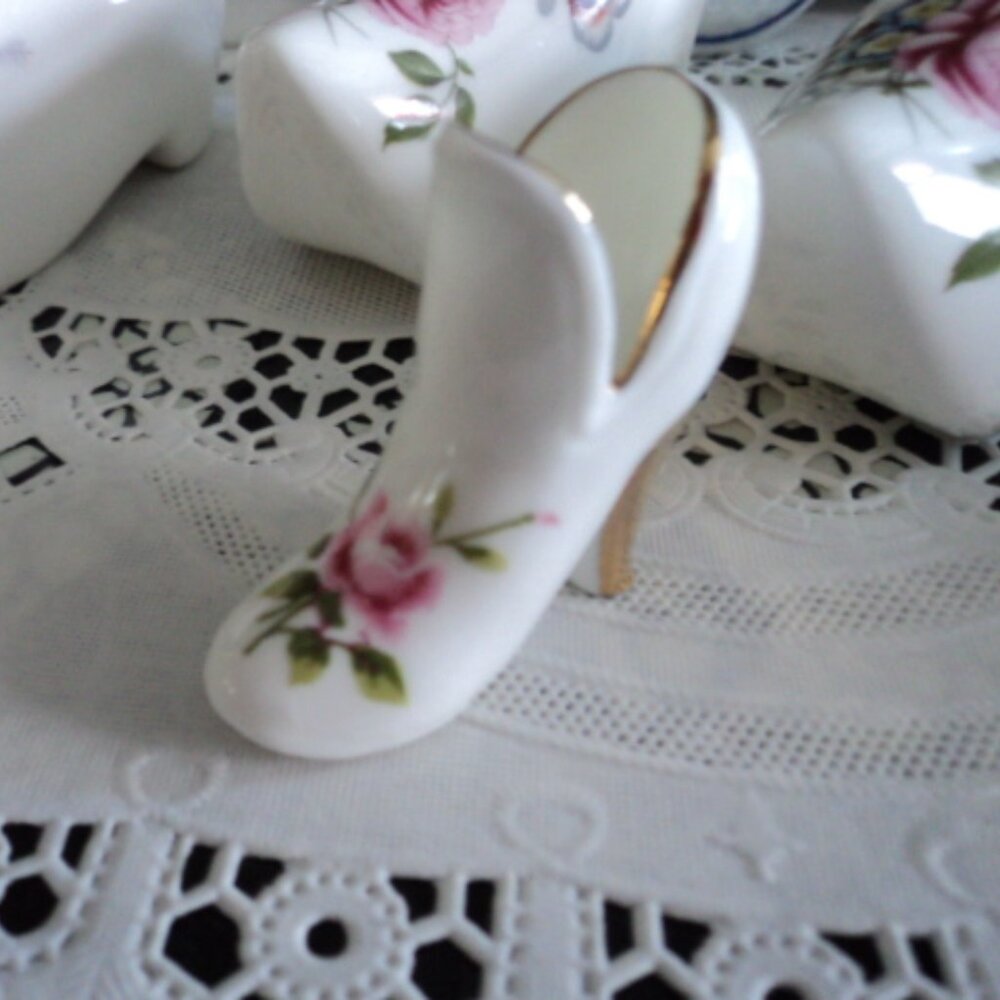 vintage shoe figurine